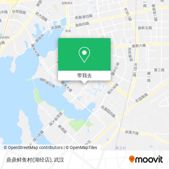 鼎鼎鲜鱼村(湖经店)地图