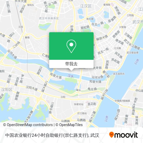 中国农业银行24小时自助银行(崇仁路支行)地图