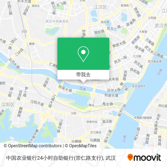 中国农业银行24小时自助银行(崇仁路支行)地图