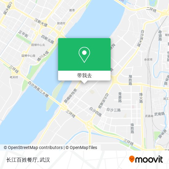 长江百姓餐厅地图