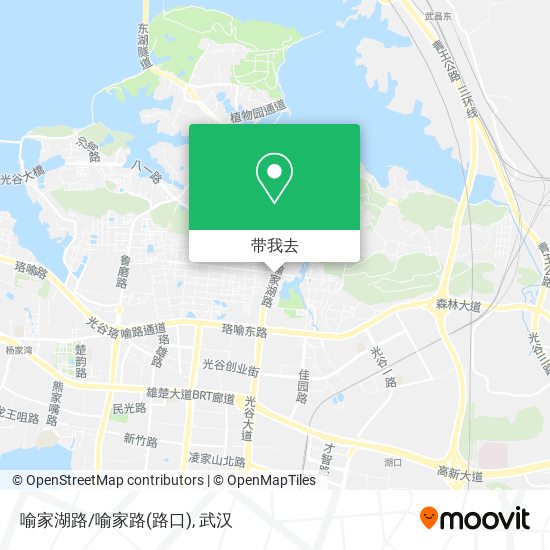 喻家湖路/喻家路(路口)地图