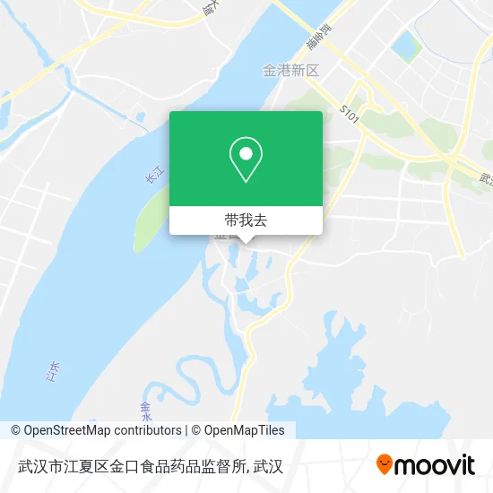 武汉市江夏区金口食品药品监督所地图