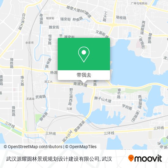 武汉源耀圆林景观规划设计建设有限公司地图