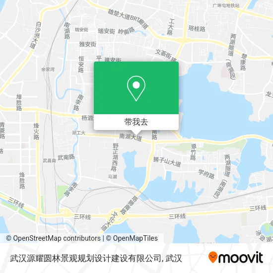 武汉源耀圆林景观规划设计建设有限公司地图
