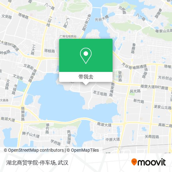 湖北商贸学院-停车场地图