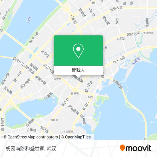 杨园南路和盛世家地图