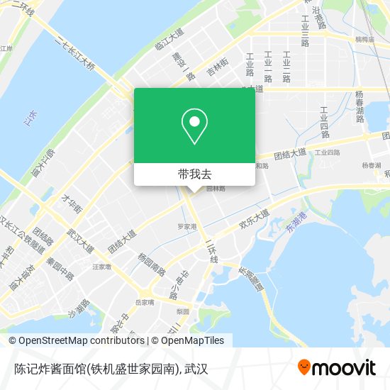 陈记炸酱面馆(铁机盛世家园南)地图