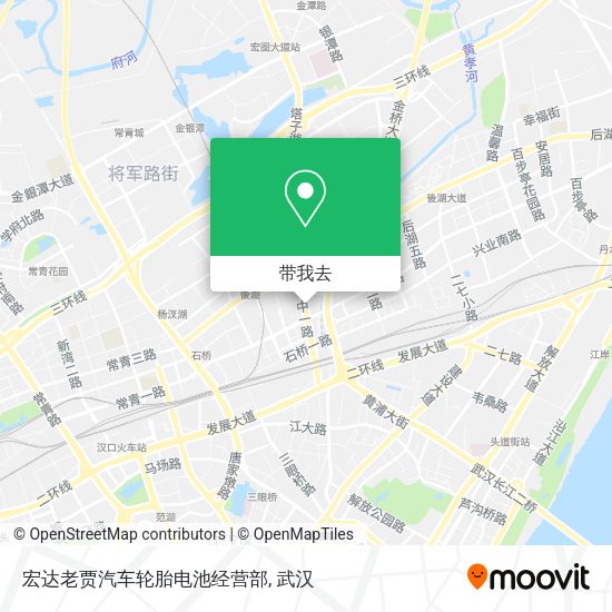 宏达老贾汽车轮胎电池经营部地图