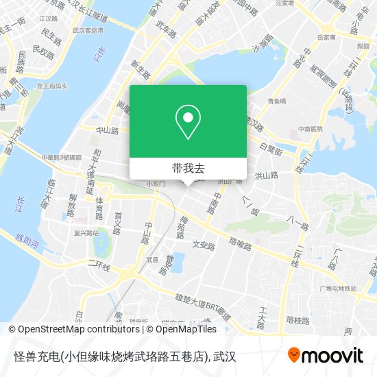 怪兽充电(小但缘味烧烤武珞路五巷店)地图