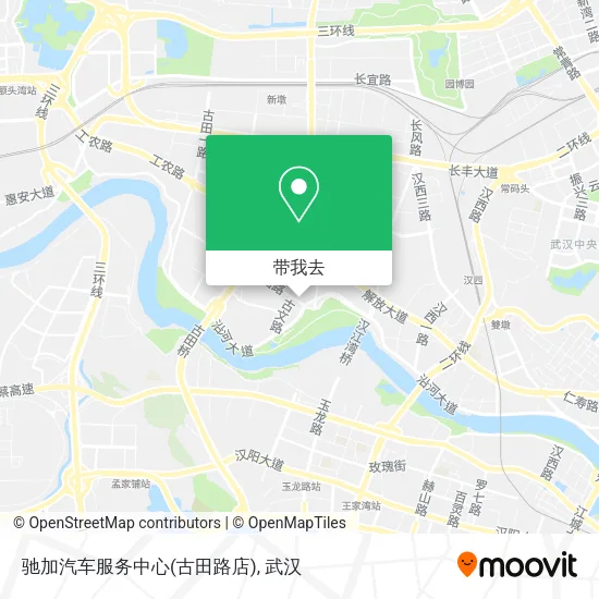 驰加汽车服务中心(古田路店)地图