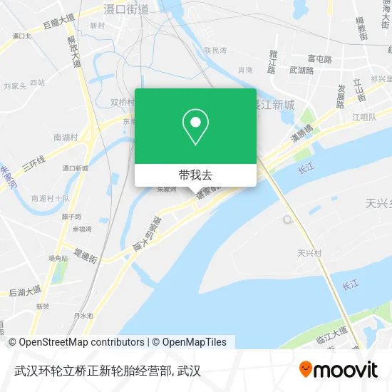 武汉环轮立桥正新轮胎经营部地图