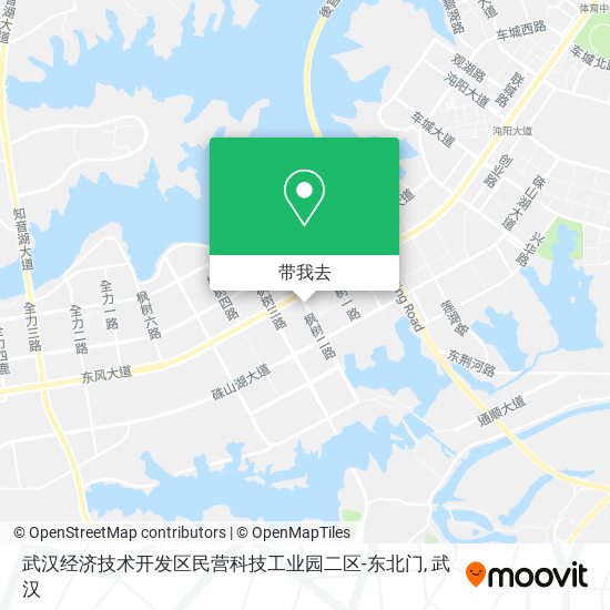 武汉经济技术开发区民营科技工业园二区-东北门地图