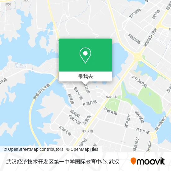 武汉经济技术开发区第一中学国际教育中心地图