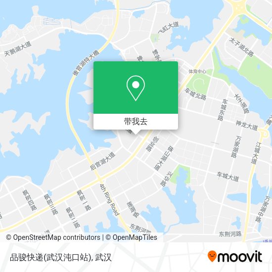 品骏快递(武汉沌口站)地图