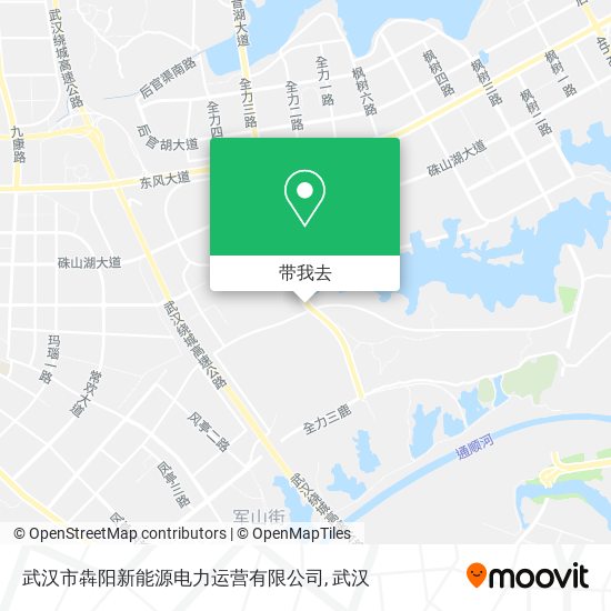 武汉市犇阳新能源电力运营有限公司地图