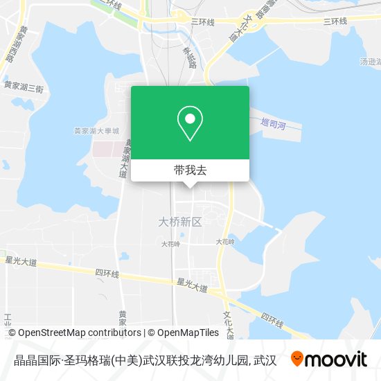晶晶国际·圣玛格瑞(中美)武汉联投龙湾幼儿园地图