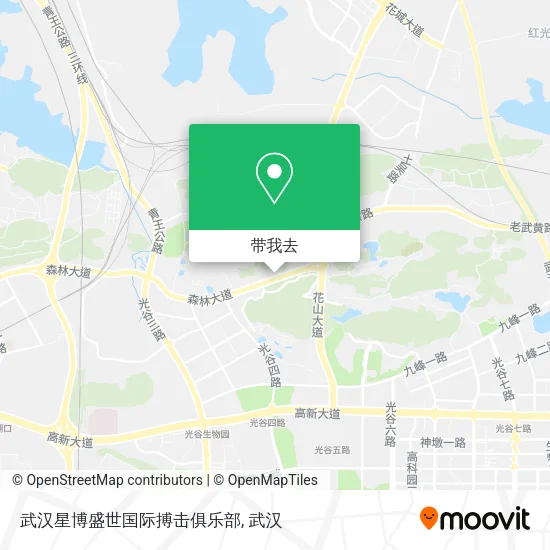 武汉星博盛世国际搏击俱乐部地图