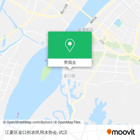 江夏区金口街农民用水协会地图