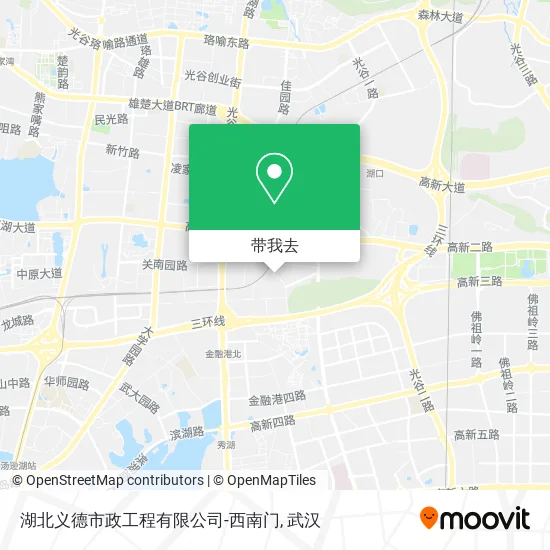 湖北义德市政工程有限公司-西南门地图