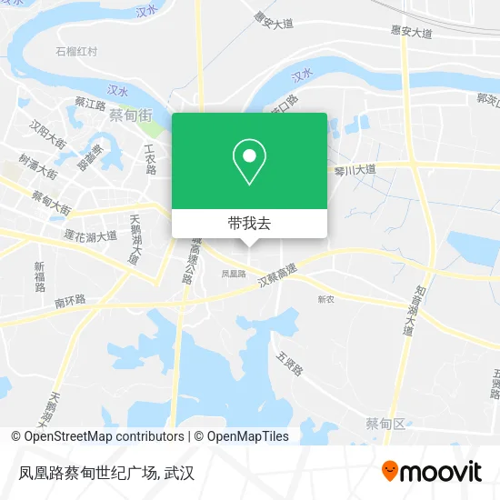 凤凰路蔡甸世纪广场地图