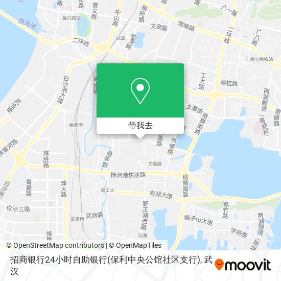 招商银行24小时自助银行(保利中央公馆社区支行)地图