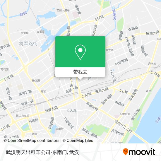 武汉明天出租车公司-东南门地图