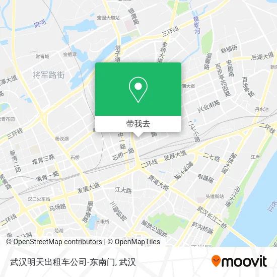 武汉明天出租车公司-东南门地图
