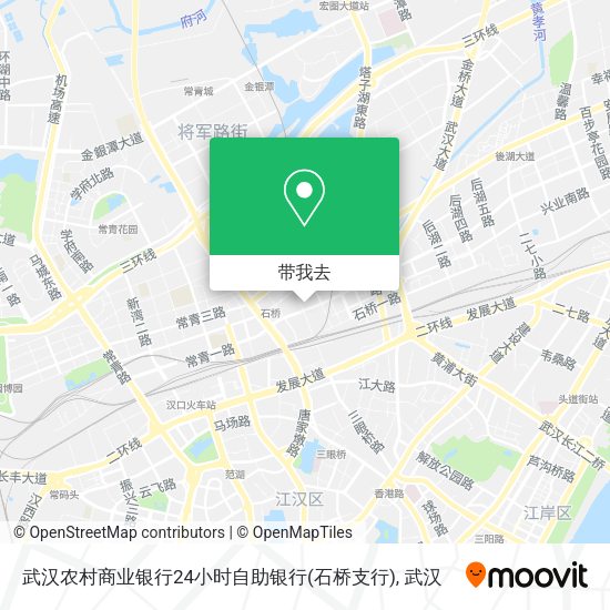 武汉农村商业银行24小时自助银行(石桥支行)地图