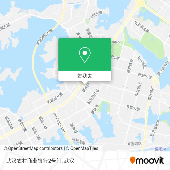 武汉农村商业银行2号门地图