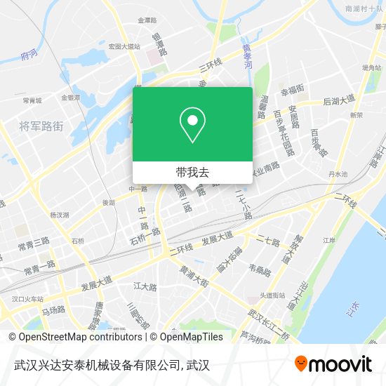 武汉兴达安泰机械设备有限公司地图