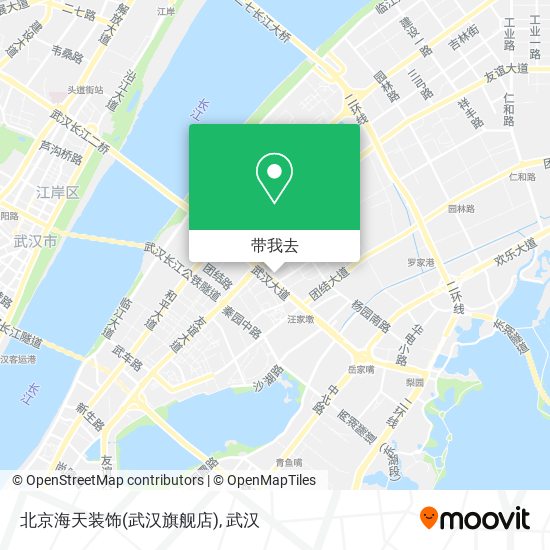 北京海天装饰(武汉旗舰店)地图