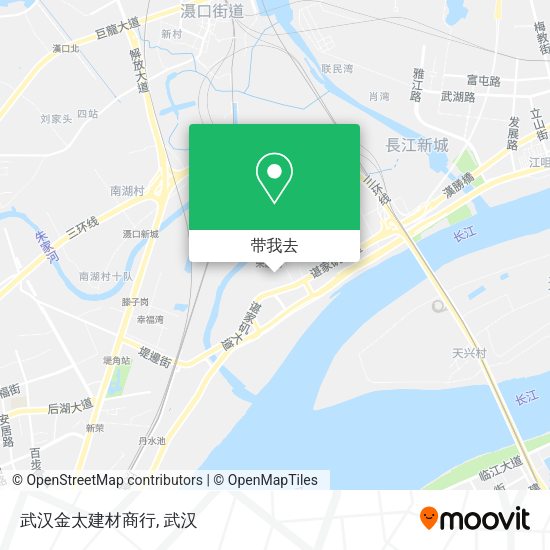 武汉金太建材商行地图