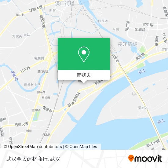 武汉金太建材商行地图