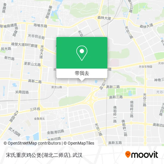 宋氏重庆鸡公煲(湖北二师店)地图