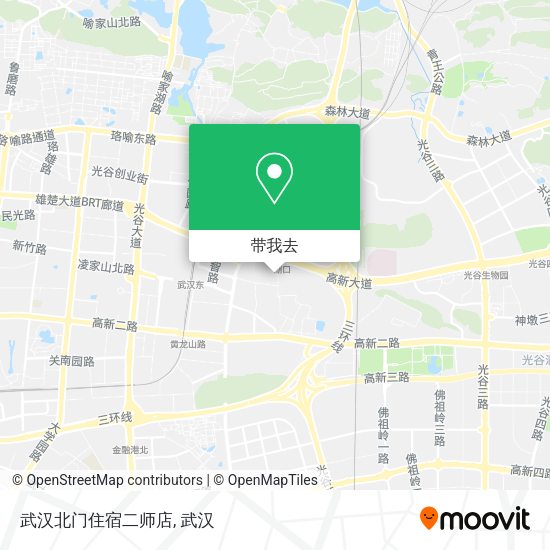 武汉北门住宿二师店地图