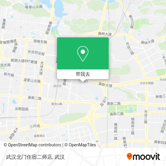 武汉北门住宿二师店地图