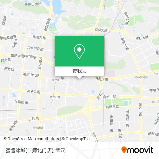 蜜雪冰城(二师北门店)地图