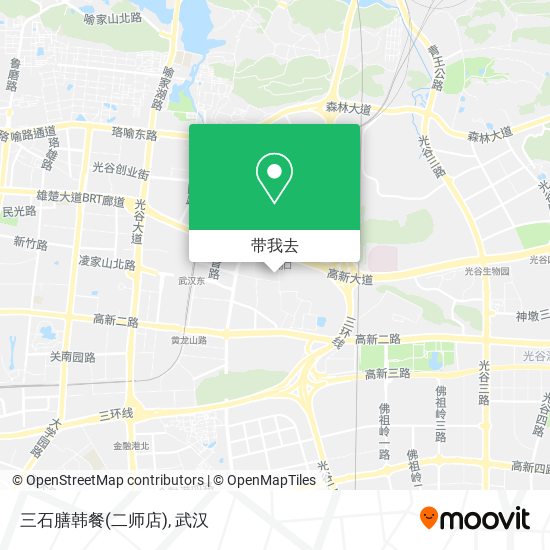 三石膳韩餐(二师店)地图