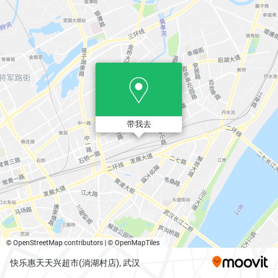 快乐惠天天兴超市(淌湖村店)地图