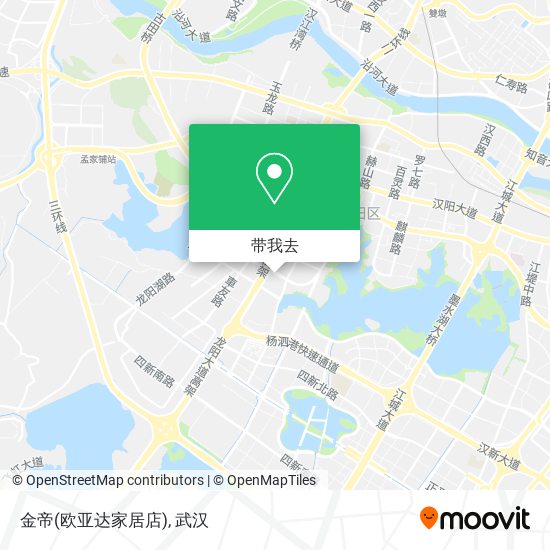 金帝(欧亚达家居店)地图