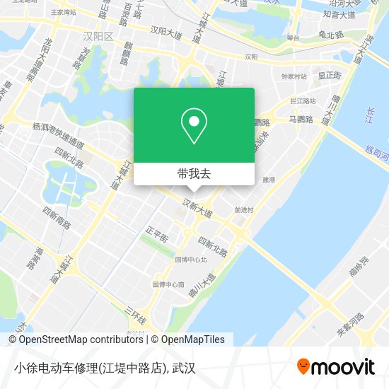 小徐电动车修理(江堤中路店)地图