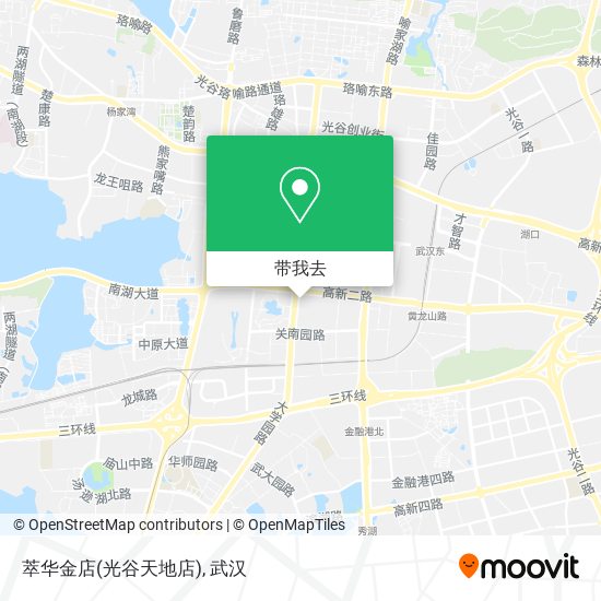 萃华金店(光谷天地店)地图