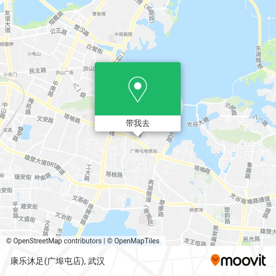 康乐沐足(广埠屯店)地图