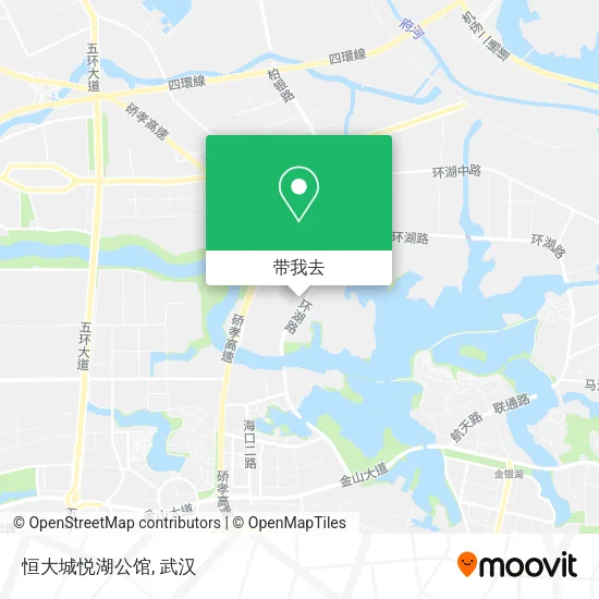 恒大城悦湖公馆地图
