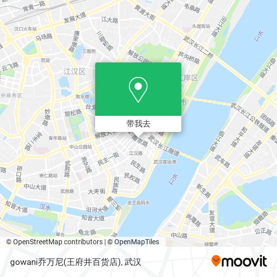 gowani乔万尼(王府井百货店)地图