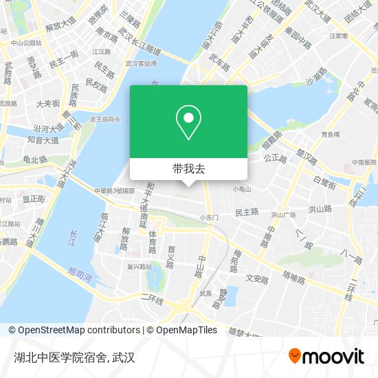 湖北中医学院宿舍地图
