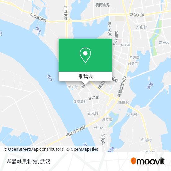 老孟糖果批发地图