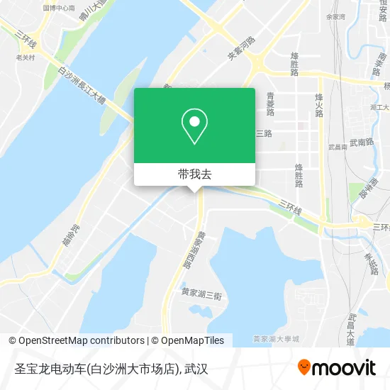 圣宝龙电动车(白沙洲大市场店)地图
