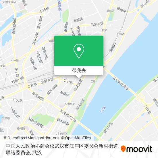 中国人民政治协商会议武汉市江岸区委员会新村街道联络委员会地图