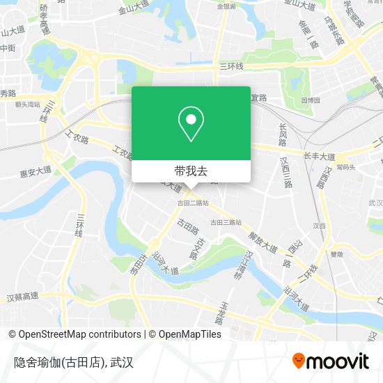 隐舍瑜伽(古田店)地图